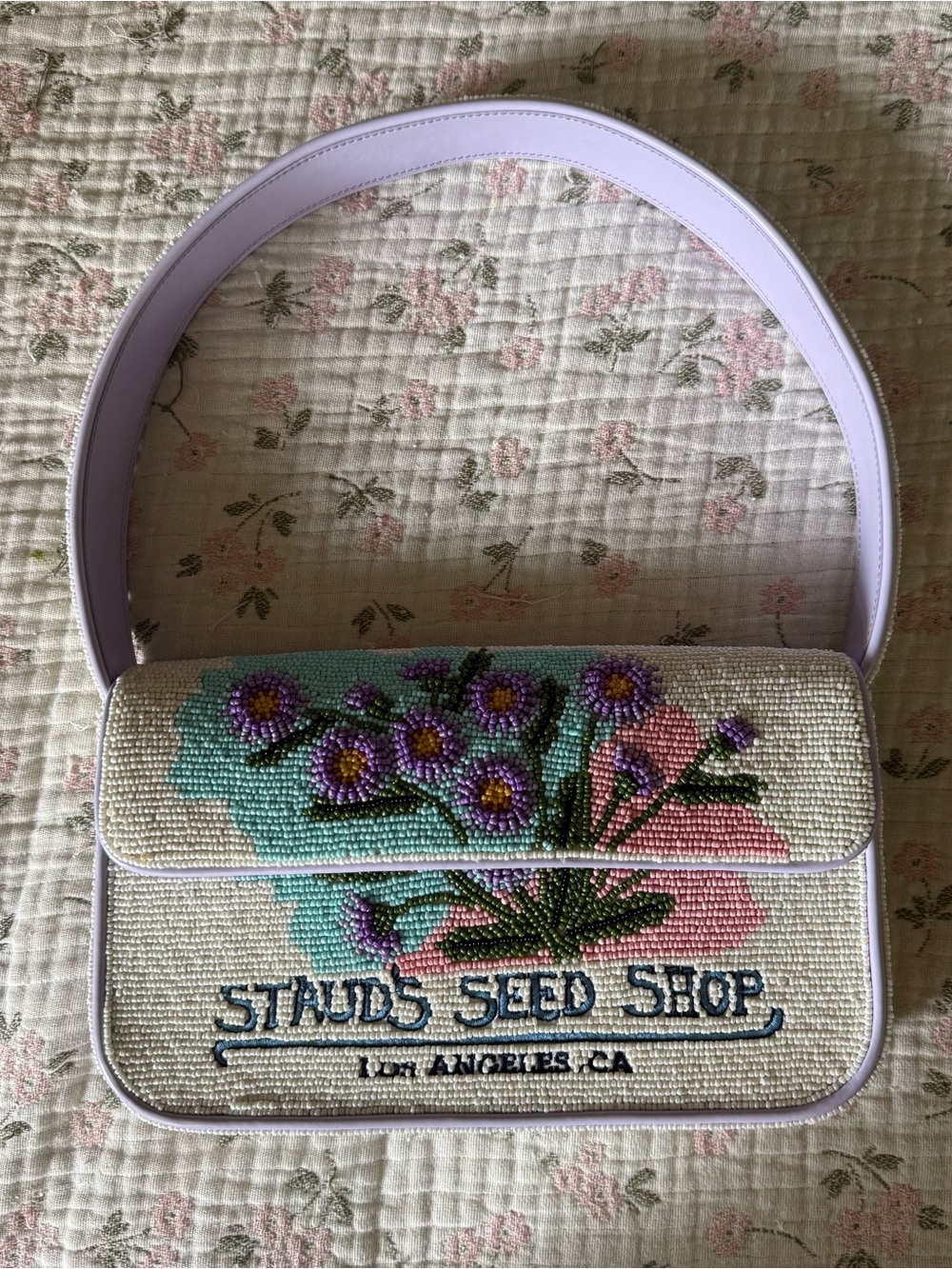 Staud beaded tommy bag